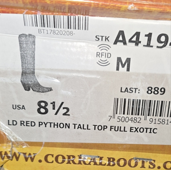 Red python tall top full exotic - Picture 6 of 6
